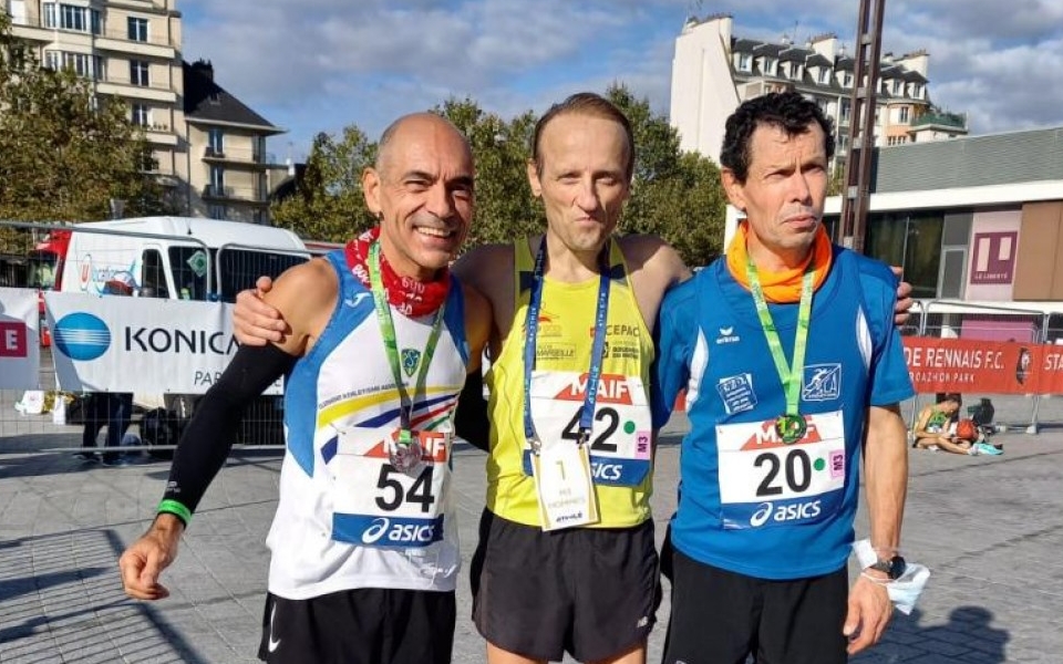 Jean-Paul CARVALHO décroche le bronze aux France de Marathon catégorie Master 3