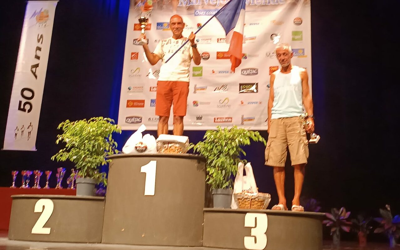 Jean-Paul CARVALHO vainqueur en V2 (catégorie master) au semi Marvejols Mende ce week-end