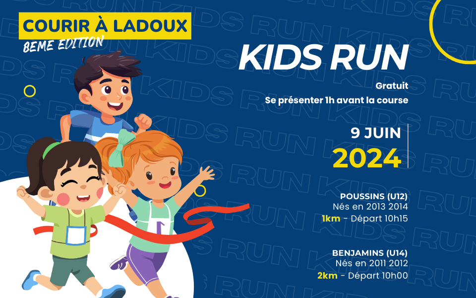 Courir à Ladoux c’est aussi pour les enfants !