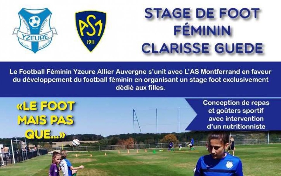 ASM FOOTBALL :STAGE DE FOOT FEMININ 2020  CLARISSE GUEDE