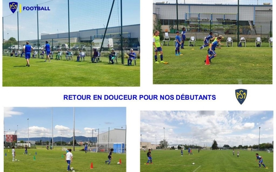 ASM FOOTBALL: RETOUR  EN DOUCEUR POUR NOS DÉBUTANTS