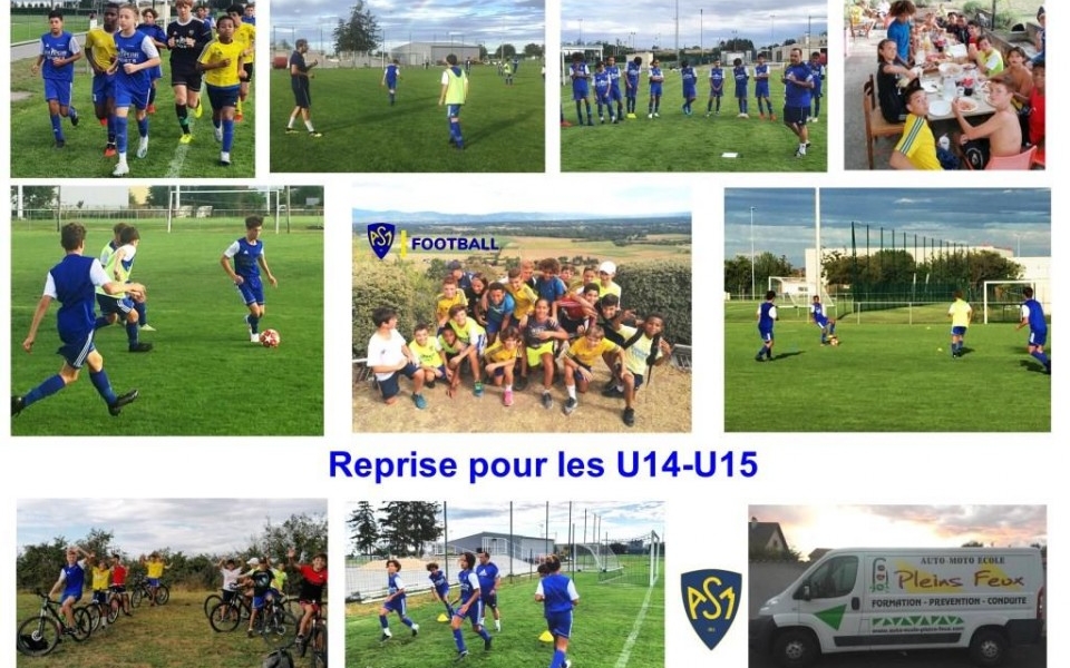 ASM FOOTBALL ;Reprise pour les U14-U15