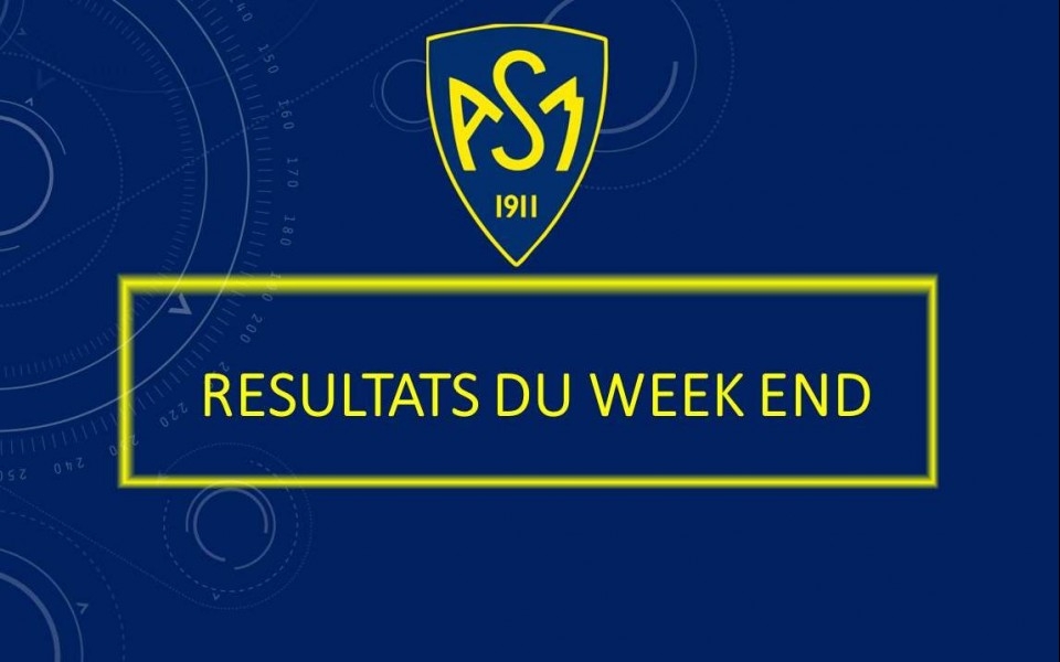 ASM FOOTBALL: Résultats du week-end du 15 au 16 février 2020