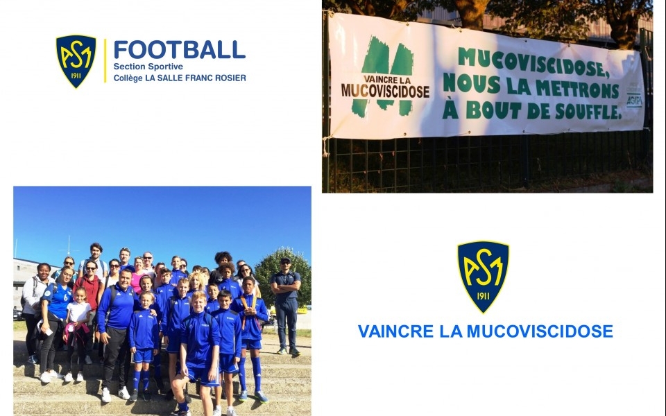 ASM FOOTBALL : PROJET DE CITOYENNETE  VAINCRE LA MUCOVISCIDOSE