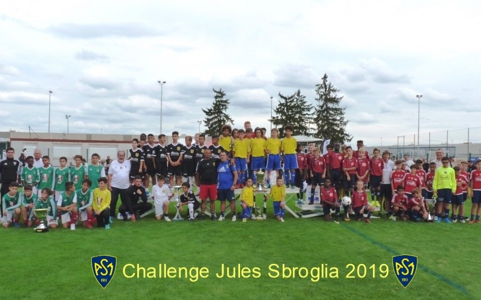 ASM FOOTBALL :Tournoi Jules SBROGLIA 2019 : 11ème anniversaire