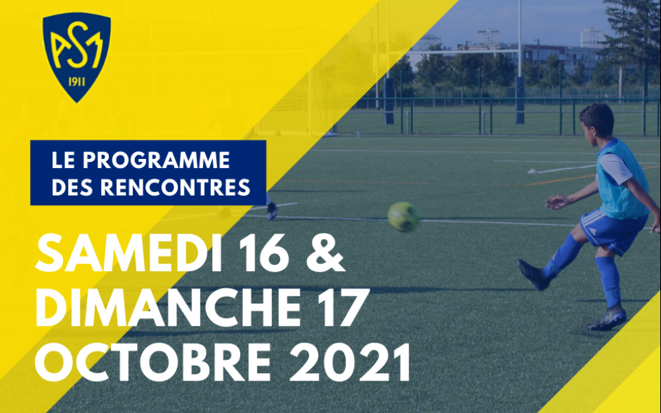 ASM Fotball : Programme du week-end