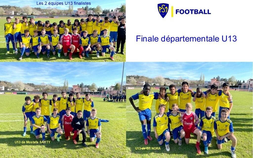 ASMFootball :Victoire de nos U13 à la finale départementale du festival foot U13