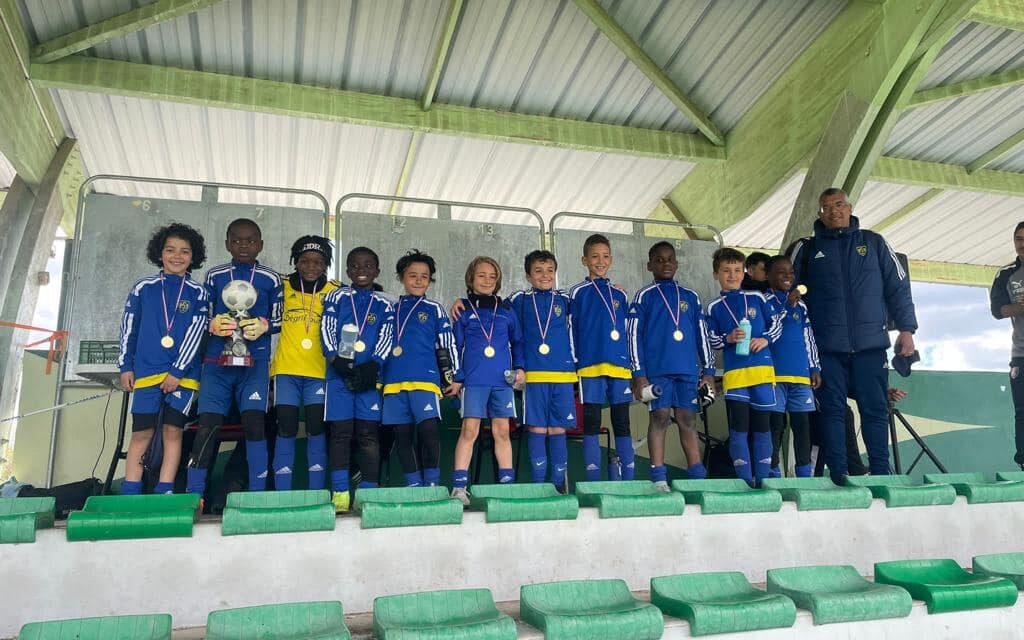 Nos U9 vainqueurs du tournoi AS Saint Pantaleon