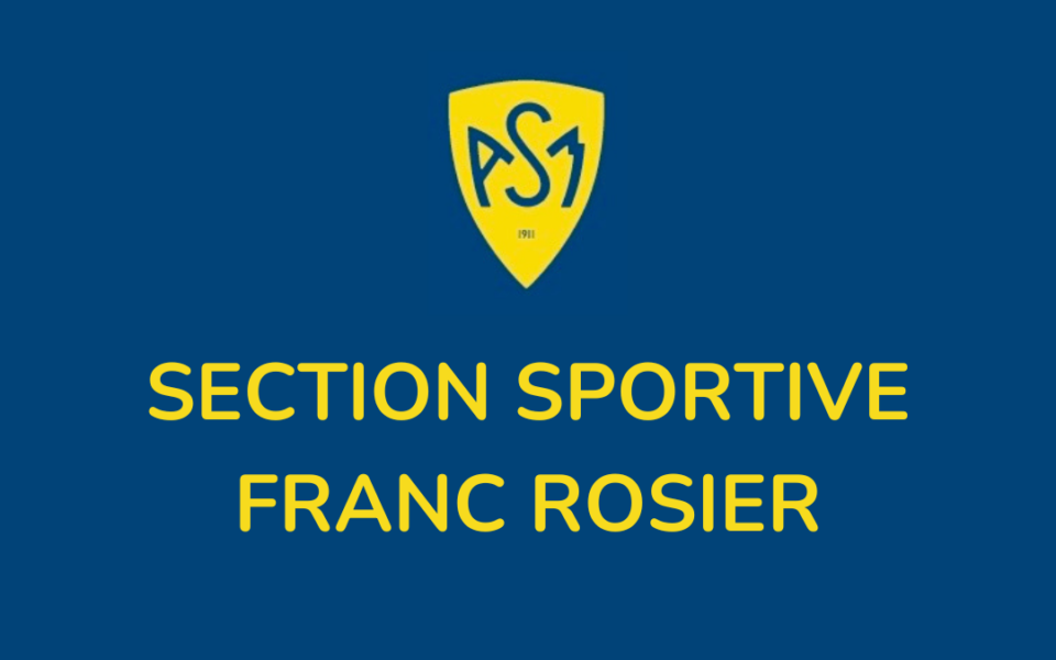 Notre Section Sportive Franc Rosier récompensée !