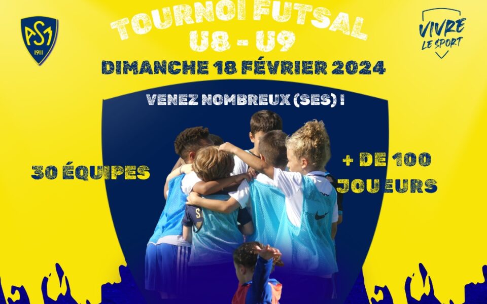 TOURNOI FUTSAL Dimanche 18 février 2024 stade de la GAUTHIERE