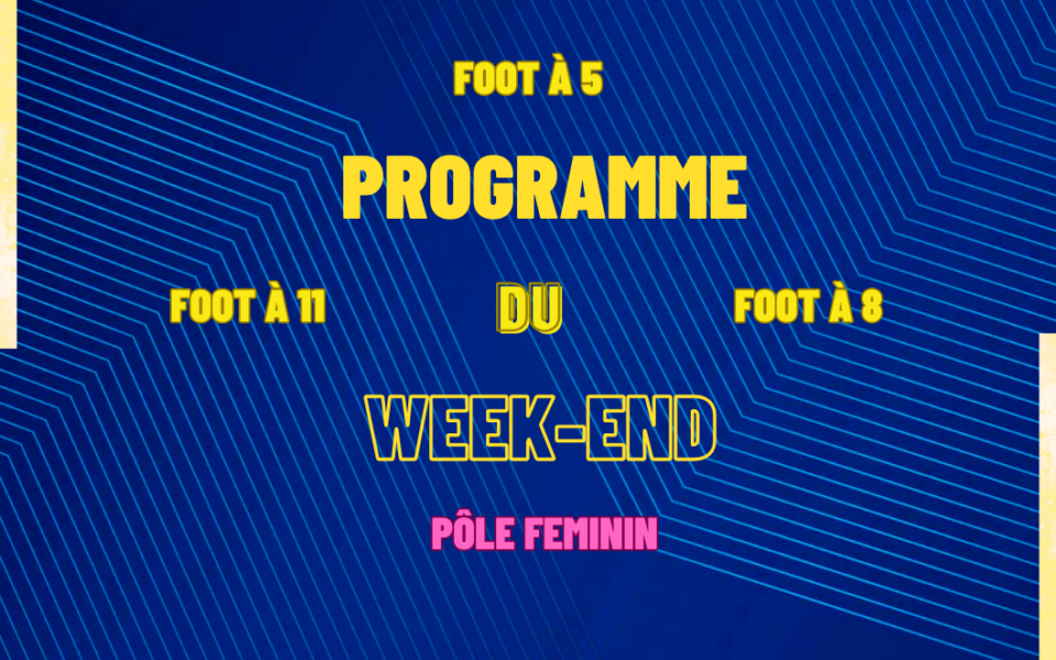 Découvrez le planning du week-end du 13 et 14 avr...