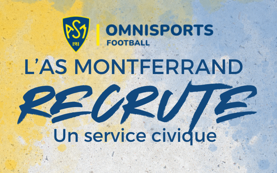L’AS Montferrand recrute un service civique