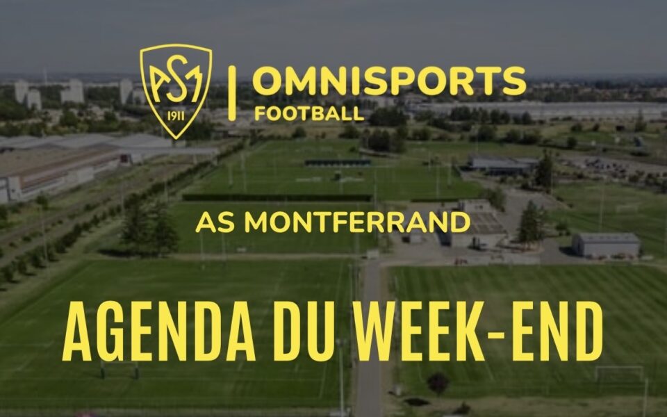 Agenda du week-end à l’ASM Football