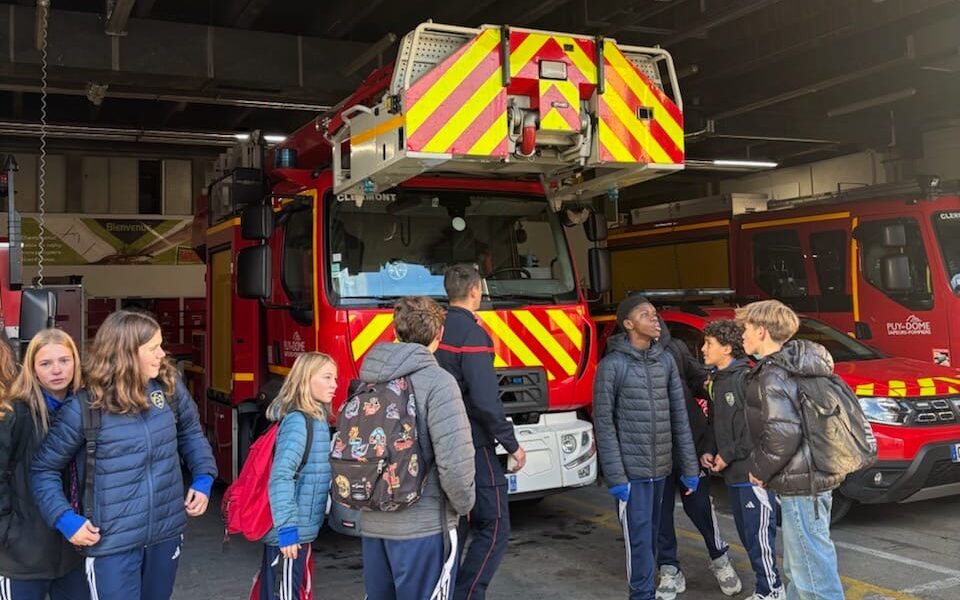 Section Sportive ASM – Collège Franc Rosier Action citoyenne avec les sapeurs-pompiers de Clermont-Ferrand