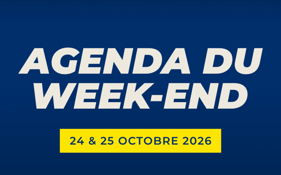 📅 𝗔𝗴𝗲𝗻𝗱𝗮 𝗱𝘂 𝘄𝗲𝗲𝗸-𝗲𝗻𝗱 – 𝟮𝟰 𝗲𝘁 𝟮𝟱 𝗼𝗰𝘁𝗼𝗯𝗿𝗲 𝟮𝟬𝟮𝟲