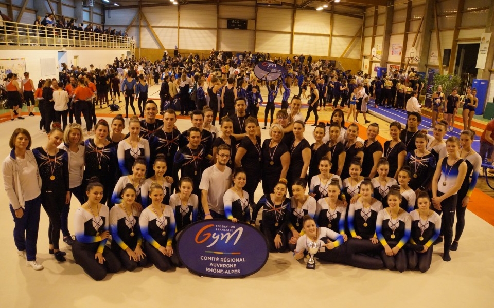 ASM Gym – Résultats Championnat Régional de Teamgym à Bellerive-sur-Allier