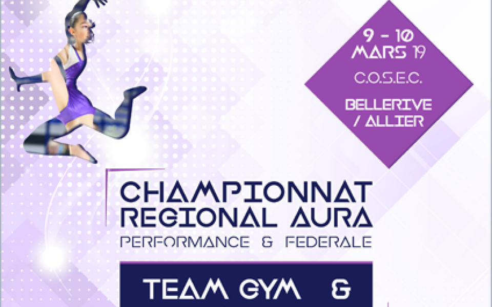 ASM Gym – Championnat Régional de Teamgym à Bellerive-sur-Allier