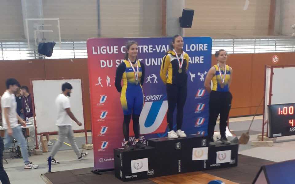 3 podiums pour nos asémistes aux championnats de France Universitaire
