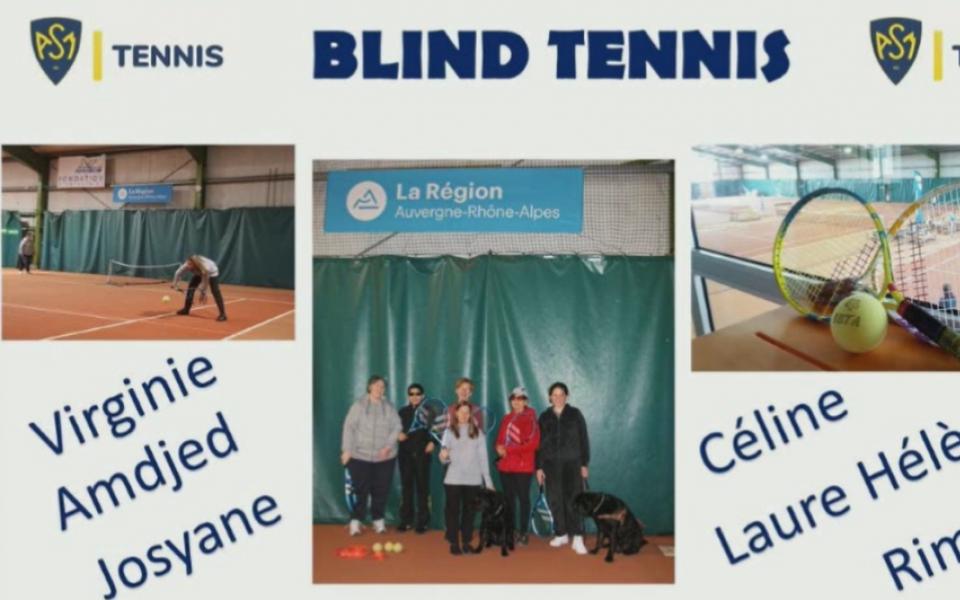 Le BlindTennis a repris l’entraînement !