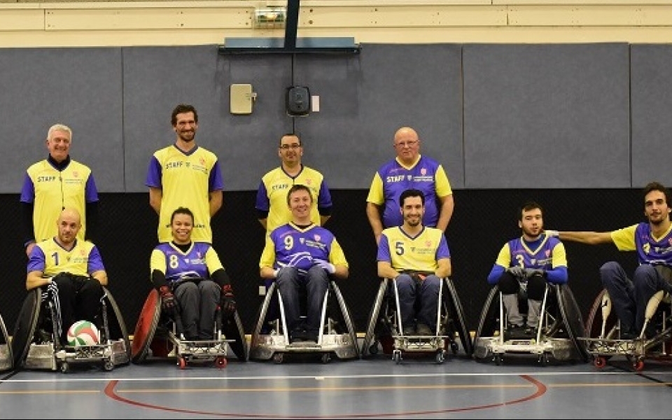 Les Crabos font aussi du Rugby Fauteuil !