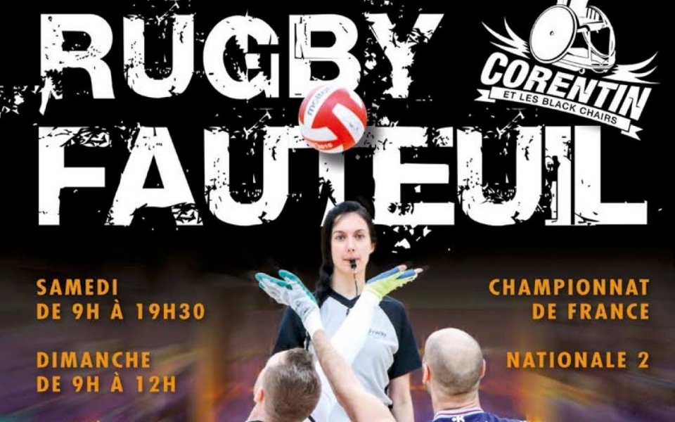 Rugby Fauteuil : Première Phase Nationale 2 le 23 & 24 Février à Nuits-Saint-Georges