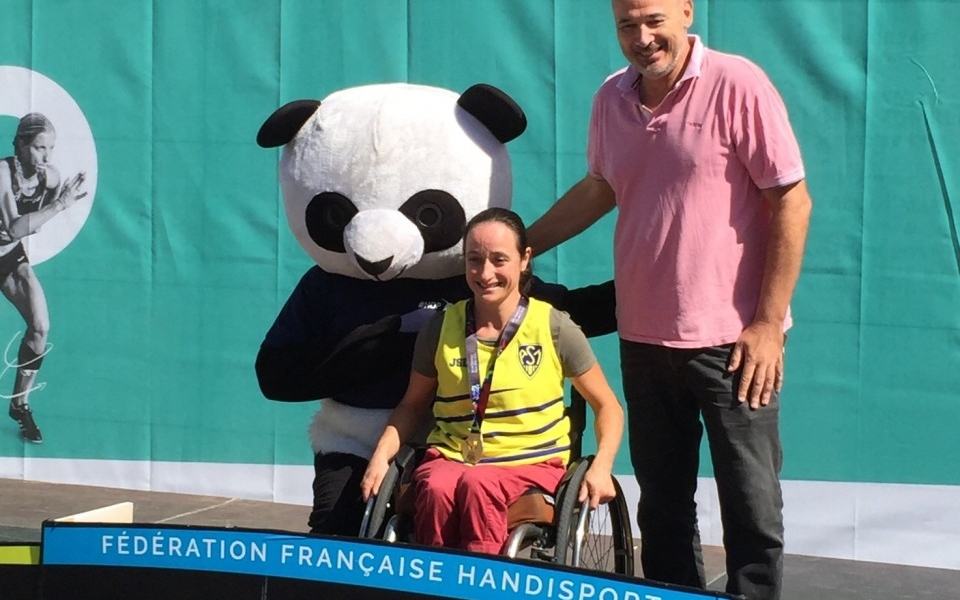 Nadège Monchalin médaillée d’or sur le 400m fauteuils féminin !
