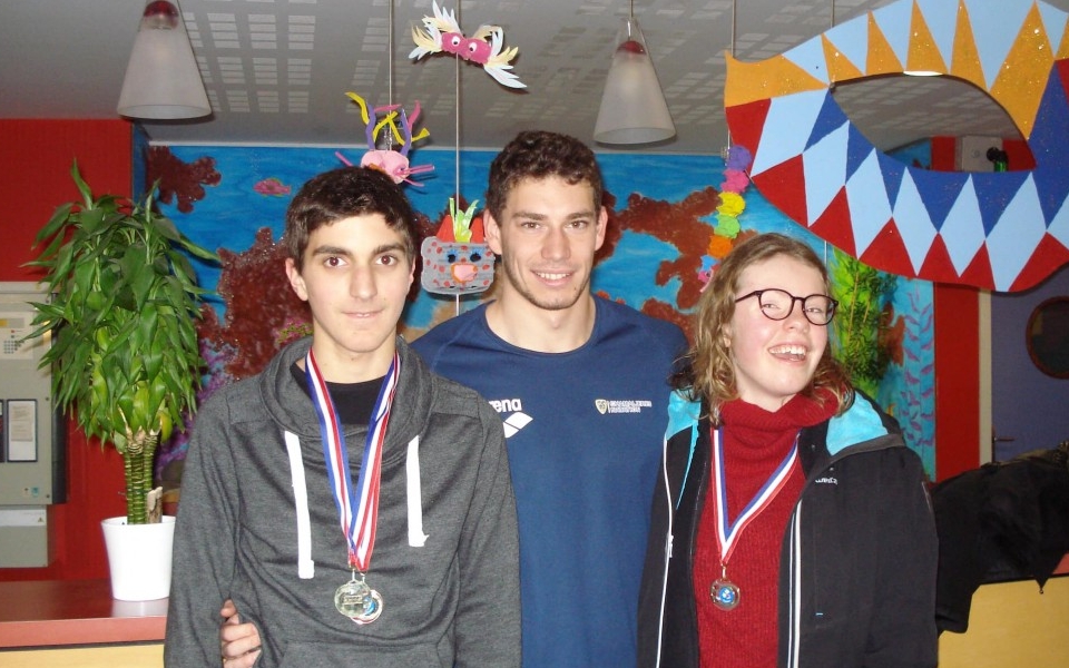 Natation adaptée : Nos deux nageurs qualifiés aux Championnats de France en Avril 2019 !