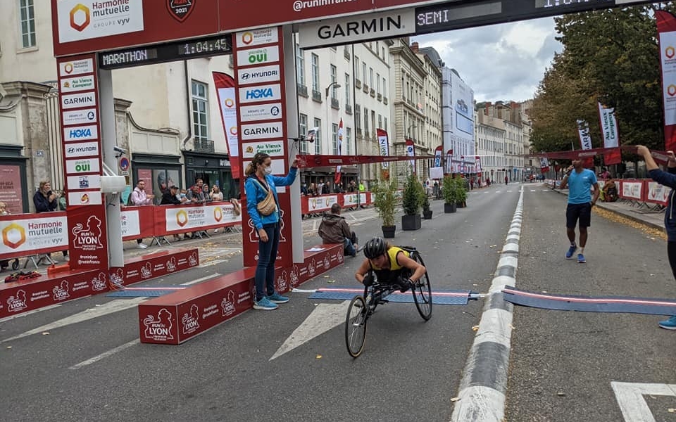 Nadège Monchalin Championne de France sur 10 Km route !