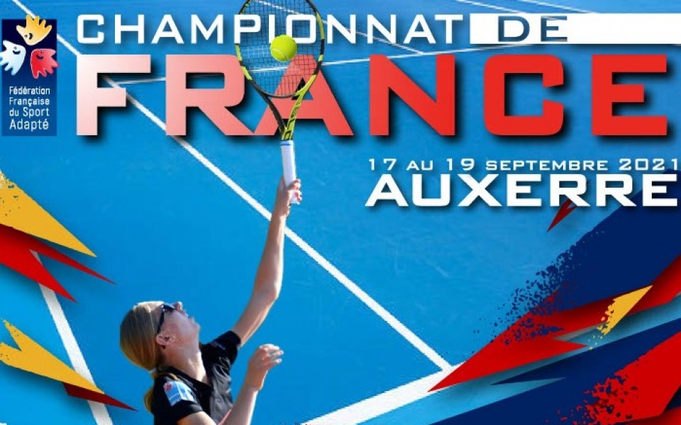Championnat de France de Para Tennis Adapté à Auxerre ce week-end