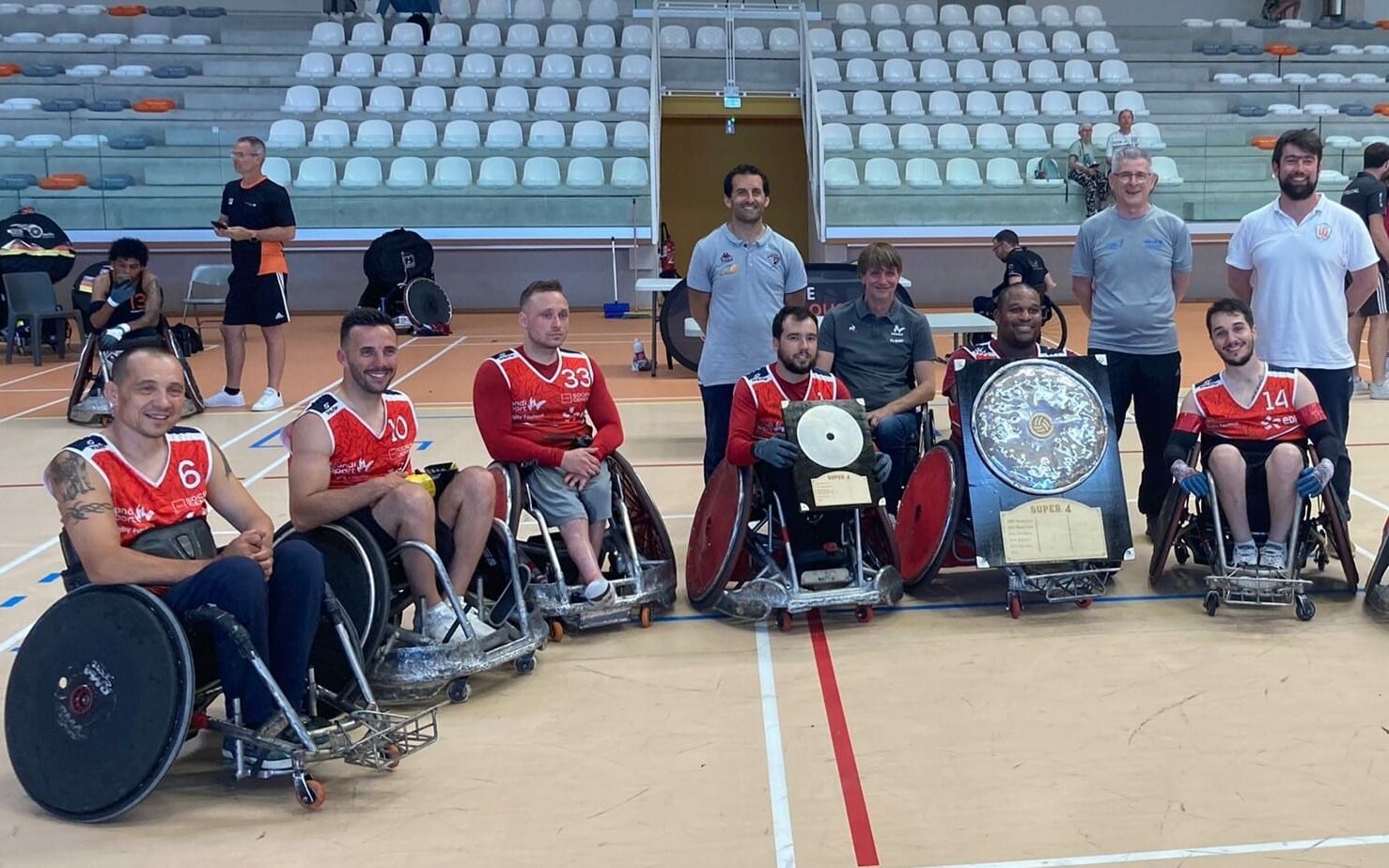 L’équipe de France de Rugby fauteuil remporte le Super 4 !