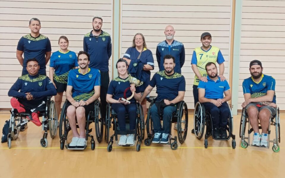 L’équipe de rugby fauteuil remporte la Coupe des Alpes