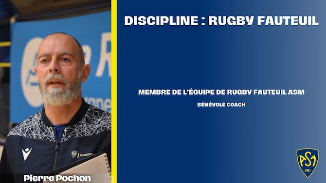 Pierre Pochon - Coach de rugby fauteuil