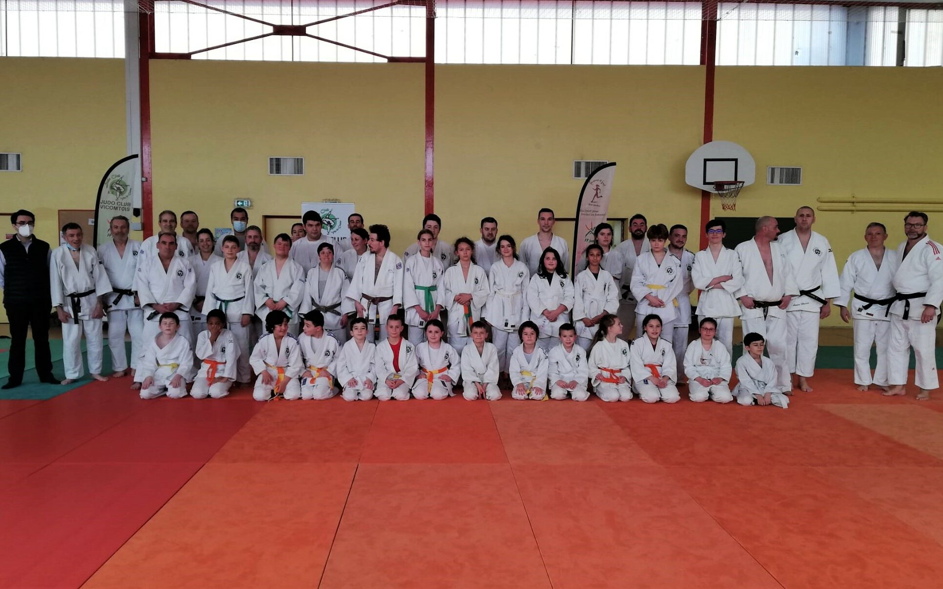 Entraînement de judo Adapté & Valide : ASM présent