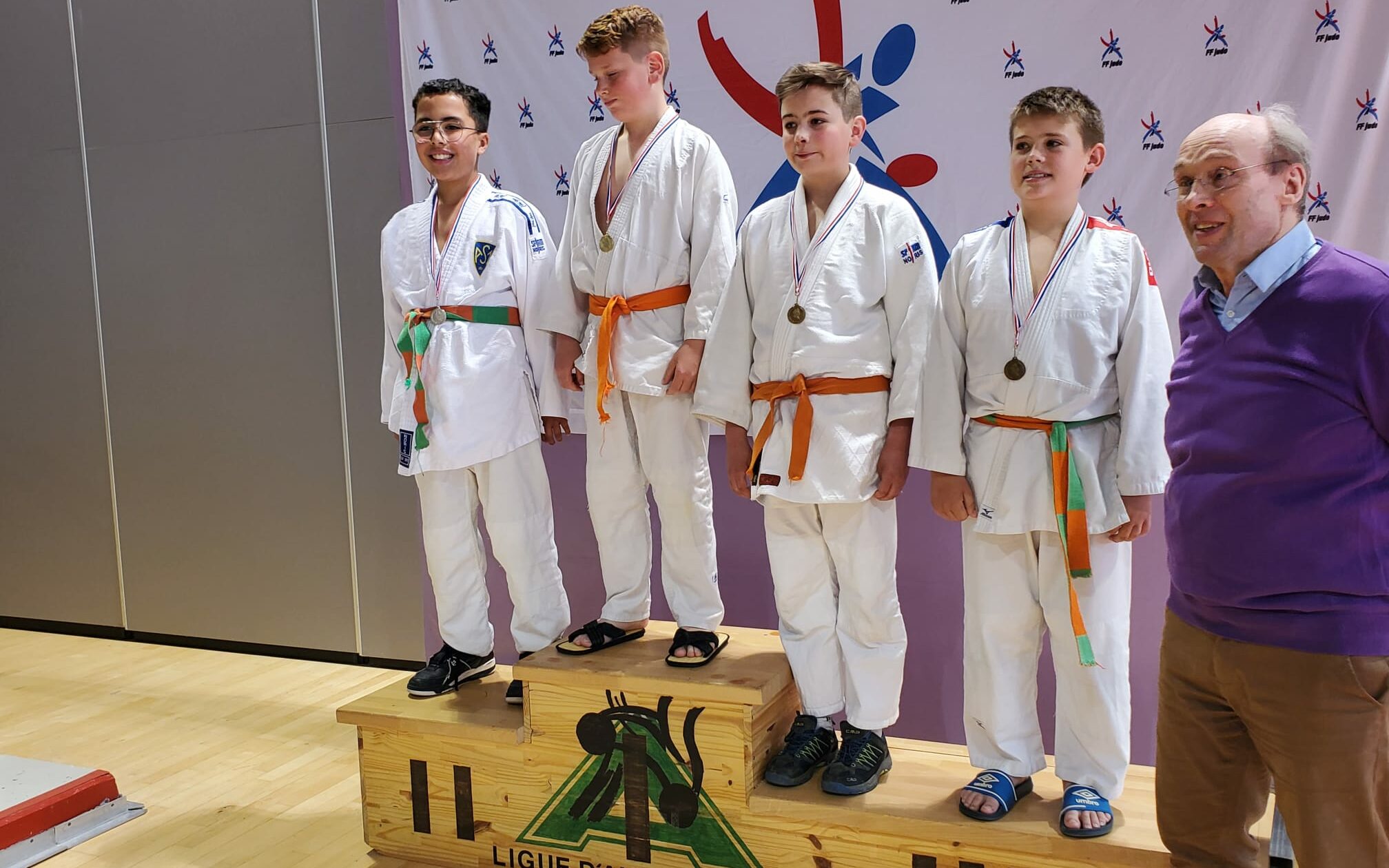 Adam 2ème au championnat départemental benjamins à Ceyrat