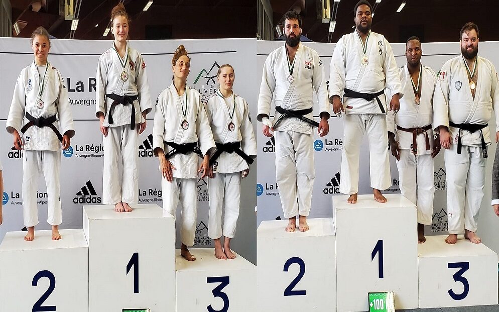 Maëlle et Ricardo sur le podium régional AURA séniors 1ère division