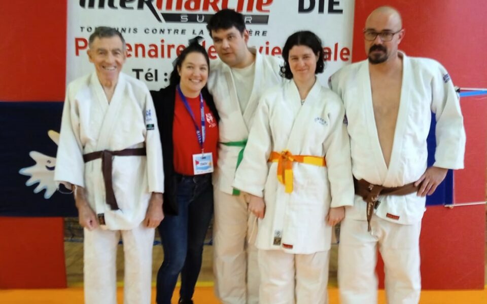 Nos Judokas Adaptés en compétition à Die !