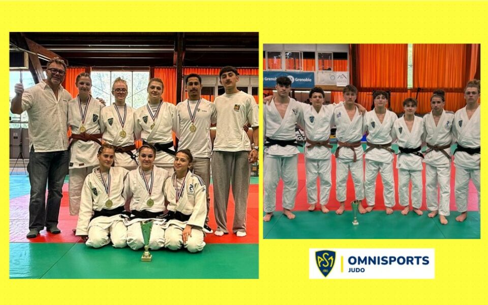 Cadettes en OR, cadets en BRONZE : Chpt équipes AURA ! 💛💙🥋