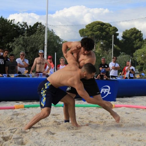 France beach wrestling Balaruc 2019