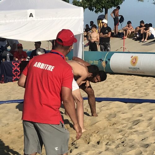 Beach wrestling 2023 Toulon (PACA)
