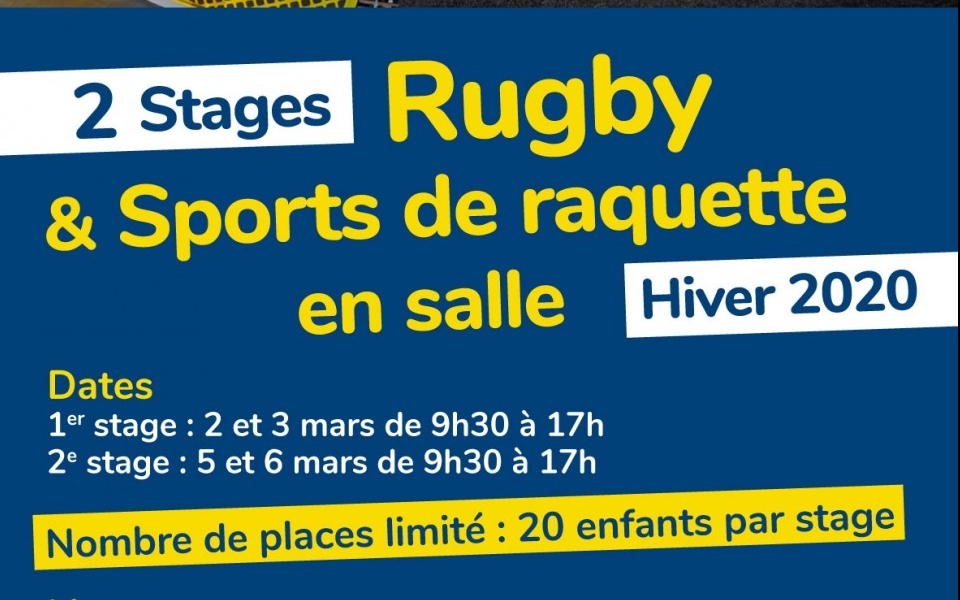 Stage Rugby/Raquettes – Hiver 2020