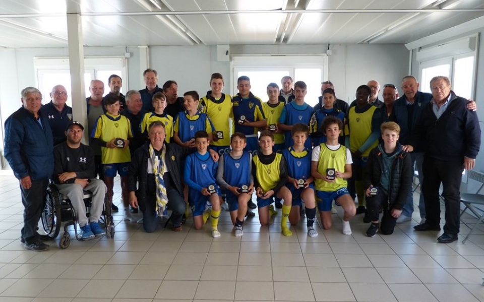 Remise des médailles aux U14