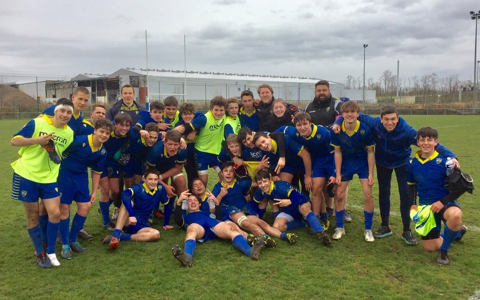 Belle victoire de nos cadets Gaudermen contre le Stade Français 15 à 7