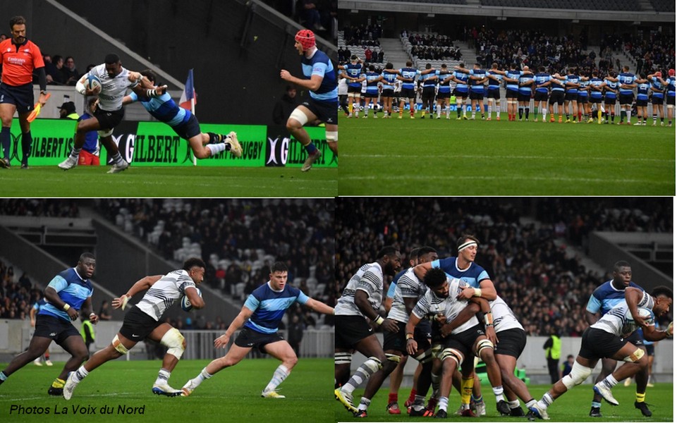 Daniel Bibi Biziwu et Killian Tixeront ont joué avec les Barbarians  contre les Fidji