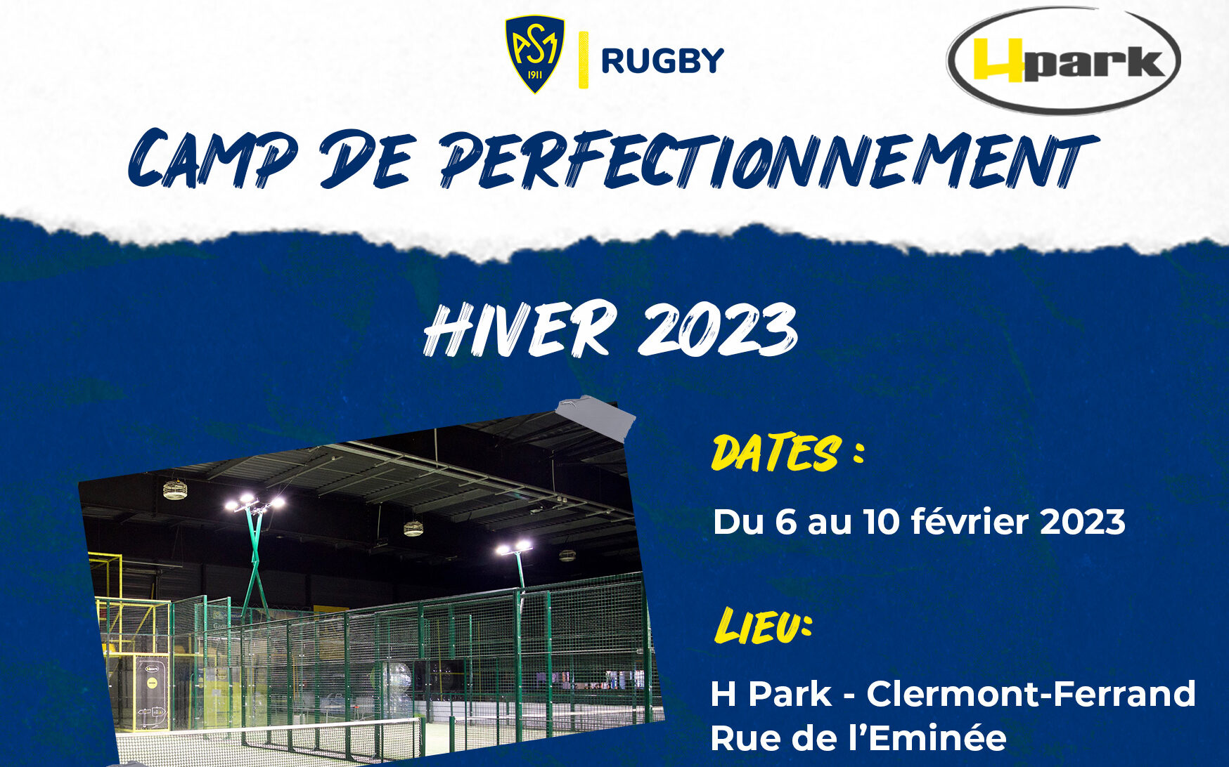 Les inscriptions pour le stage d’Hiver 2023 sont lancées !