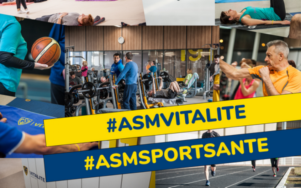 ASM Sport-Santé / Vitalité : Suivez nous sur nos réseaux !