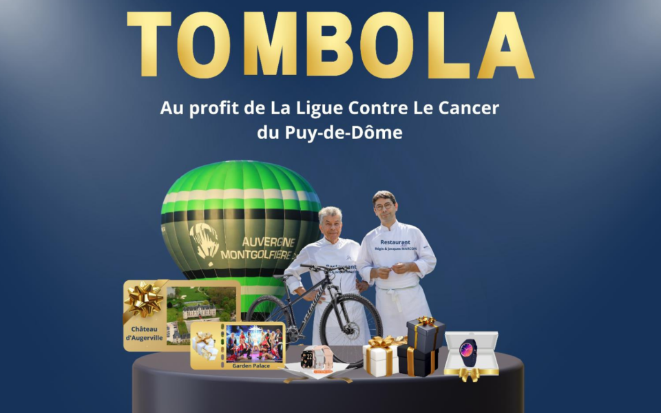 Tombola spéciale : gagnez de superbes prix et soutenez une noble cause.