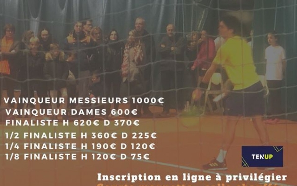 Tournoi OPEN DES VOLCANS Mars 2020