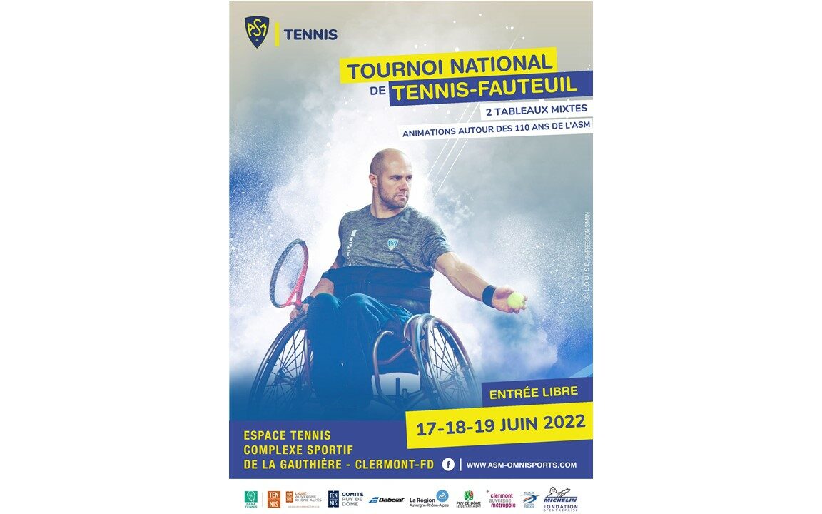 Tournoi national tennis-fauteuil 2022, top départ pour les inscriptions !