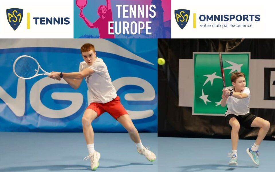 Anton et Raphaël jusqu’en quart de finale au Tennis Europe U14 de Bar-le-Duc !