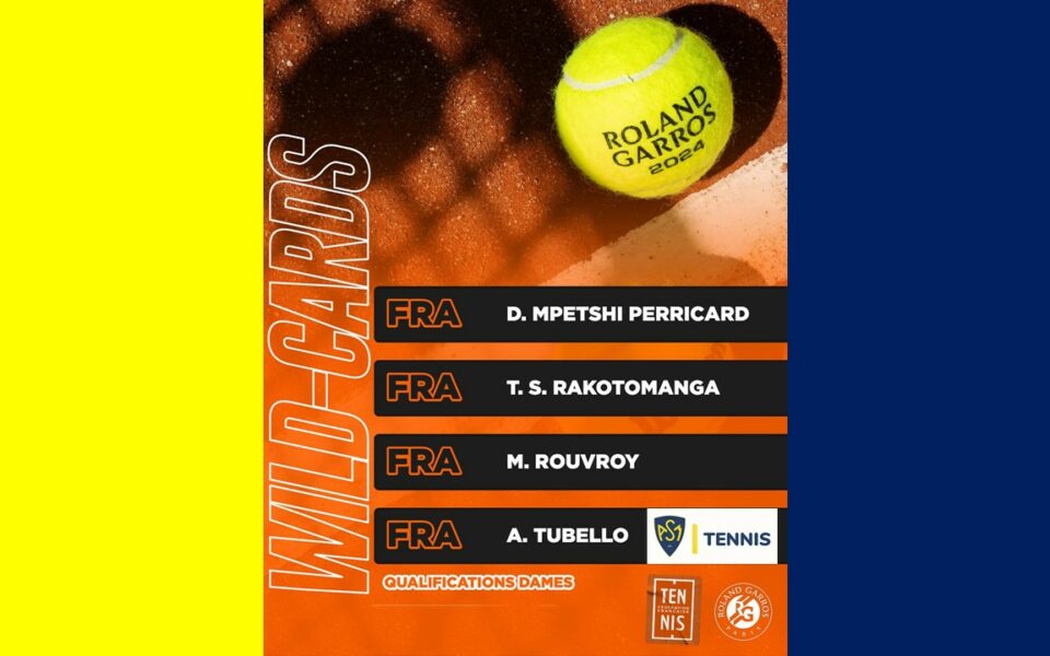 Alice TUBELLO à Roland Garros 2024 ! Rendez-vous aux qualifs’ !